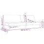 2-Sitzer-Schlafsofa aus hellgrauem Stoff von , Sofas - Ref: Foro24-375723, Preis: 232,56 €, Rabatt: %