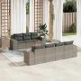 8-piece garden sofa set and gray synthetic rattan cushions by , Garden sets - Ref: Foro24-3225353, Price: 533,84 €, Discount: %