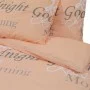 Bettwäsche-Set aus rosafarbener Baumwolle, 260 x 240 cm von , Bettbezüge - Ref: Foro24-136513, Preis: 33,66 €, Rabatt: %