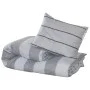 Graues Bettbezug-Set aus Baumwolle, 155 x 220 cm von , Bettbezüge - Ref: Foro24-136440, Preis: 31,22 €, Rabatt: %