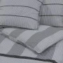 Graues Bettbezug-Set aus Baumwolle, 155 x 220 cm von , Bettbezüge - Ref: Foro24-136440, Preis: 31,22 €, Rabatt: %