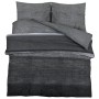 Dunkelgraues Bettbezug-Set aus Baumwolle, 140 x 200 cm von , Bettbezüge - Ref: Foro24-136477, Preis: 24,10 €, Rabatt: %