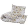 Bettwäscheset aus weißer und brauner Baumwolle, 200 x 200 cm von , Bettbezüge - Ref: Foro24-136414, Preis: 24,16 €, Rabatt: %