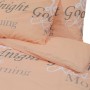 Bettwäsche-Set aus rosafarbener Baumwolle, 140 x 200 cm von , Bettbezüge - Ref: Foro24-136507, Preis: 20,84 €, Rabatt: %