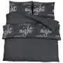 Schwarzes Bettbezug-Set aus Baumwolle, 155 x 220 cm von , Bettbezüge - Ref: Foro24-136530, Preis: 34,85 €, Rabatt: %