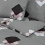 Gray cotton duvet cover set 200x200 cm by , Duvet covers - Ref: Foro24-136463, Price: 23,86 €, Discount: %