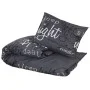 Schwarzes Bettbezug-Set aus Baumwolle, 200 x 200 cm von , Bettbezüge - Ref: Foro24-136526, Preis: 29,40 €, Rabatt: %