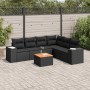 7-piece garden dining set and black synthetic rattan cushions by , Garden sets - Ref: Foro24-3225460, Price: 479,60 €, Discou...