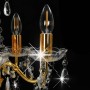 Round Gold Crystal Beaded Chandelier Lighting 5 x E14 by vidaXL, Lamps - Ref: Foro24-281602, Price: 63,98 €, Discount: %