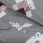 Gray cotton duvet cover set 225x220 cm by , Duvet covers - Ref: Foro24-136475, Price: 25,59 €, Discount: %