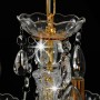 Round Gold Crystal Beaded Chandelier Lighting 5 x E14 by vidaXL, Lamps - Ref: Foro24-281602, Price: 63,98 €, Discount: %