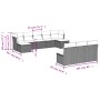 Set de sofás de jardín 10 pzas con cojines ratán sintético gris de , Conjuntos de jardín - Ref: Foro24-3218290, Precio: 533,5...