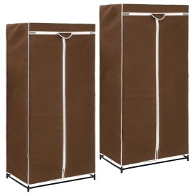 Kleiderschränke 2 Einheiten braun 75x50x160 cm von vidaXL, Kleiderschränke - Ref: Foro24-282442, Preis: 46,52 €, Rabatt: %