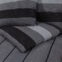 Dunkelgraues Bettbezug-Set aus Baumwolle, 140 x 200 cm von , Bettbezüge - Ref: Foro24-136428, Preis: 24,70 €, Rabatt: %
