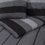 Dunkelgraues Bettbezug-Set aus Baumwolle, 140 x 200 cm von , Bettbezüge - Ref: Foro24-136428, Preis: 25,70 €, Rabatt: %