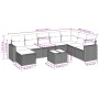 9-teiliges Gartensofa-Set mit beigen synthetischen Rattankissen von , Gartensets - Ref: Foro24-3219358, Preis: 565,65 €, Raba...