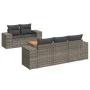 6-teiliges Gartenmöbel-Set und graue synthetische Rattankissen von , Gartensets - Ref: Foro24-3225332, Preis: 441,67 €, Rabat...