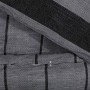 Juego de funda nórdica algodón gris oscuro 260x240 cm