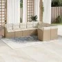 9-teiliges Gartensofa-Set mit beigen synthetischen Rattankissen von , Gartensets - Ref: Foro24-3218168, Preis: 610,22 €, Raba...