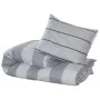 Graues Bettbezug-Set aus Baumwolle, 220 x 240 cm von , Bettbezüge - Ref: Foro24-136437, Preis: 29,80 €, Rabatt: %