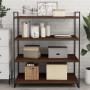 Wandregale 4 Stück braunes Holzwerkstoff 100x50x1,5 cm von , Regale und Regale - Ref: Foro24-838308, Preis: 59,74 €, Rabatt: %