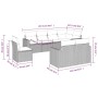 Gartensofa-Set mit beigen Kissen 8 Stück PE-Rattan von , Gartensets - Ref: Foro24-3219228, Preis: 564,26 €, Rabatt: %