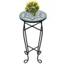 Mosaic side table for green and white plants by , Pot stands - Ref: Foro24-41130, Price: 44,30 €, Discount: %