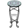 Mosaik-Beistelltisch für grüne und weiße Pflanzen von , Topfständer - Ref: Foro24-41130, Preis: 45,23 €, Rabatt: %