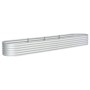 Arriate de acero galvanizado plateado 400x80x44 cm de , Maceteros y jardineras - Ref: Foro24-45516, Precio: 166,46 €, Descuen...