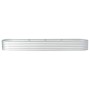 Arriate de acero galvanizado plateado 400x80x44 cm de , Maceteros y jardineras - Ref: Foro24-45516, Precio: 166,46 €, Descuen...