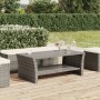 Grauer Couchtisch aus synthetischem Rattan, 100 x 50 x 40 cm von , Couchtisch - Ref: Foro24-319391, Preis: 108,90 €, Rabatt: %