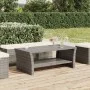 Mesa de centro ratán sintético gris 100x50x40 cm de , Mesas de centro - Ref: Foro24-319391, Precio: 101,29 €, Descuento: %