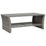 Grauer Couchtisch aus synthetischem Rattan, 100 x 50 x 40 cm von , Couchtisch - Ref: Foro24-319391, Preis: 108,90 €, Rabatt: %
