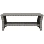 Gray synthetic rattan coffee table 100x50x40 cm by , Coffee table - Ref: Foro24-319391, Price: 101,31 €, Discount: %