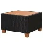 Gartenmöbel-Set 4-teilig mit schwarzen Polstern aus synthetischem Rattan von , Gartensets - Ref: Foro24-43007, Preis: 583,11 ...