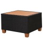 Gartenmöbel-Set 4-teilig mit schwarzen Polstern aus synthetischem Rattan von , Gartensets - Ref: Foro24-43007, Preis: 591,21 ...