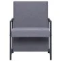 Sillón con patas cromadas de tela gris claro de , Sillones - Ref: Foro24-282355, Precio: 110,76 €, Descuento: %