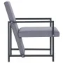 Sillón con patas cromadas de tela gris claro de , Sillones - Ref: Foro24-282355, Precio: 110,76 €, Descuento: %