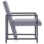 Sillón con patas cromadas de tela gris claro by , Armchairs - Ref: Foro24-282355, Price: 112,47 €, Discount: %