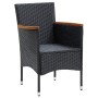 Sillas de comedor de jardín 4 unidades ratán sintético negro by , Garden chairs - Ref: Foro24-318502, Price: 227,15 €, Discou...