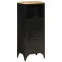 Mueble de baño hierro y madera maciza de mango 40x27x90 cm by , Bathroom furniture - Ref: Foro24-358563, Price: 114,43 €, Dis...