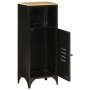 Mueble de baño hierro y madera maciza de mango 40x27x90 cm by , Bathroom furniture - Ref: Foro24-358563, Price: 143,53 €, Dis...