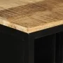 Mueble de baño hierro y madera maciza de mango 40x27x90 cm by , Bathroom furniture - Ref: Foro24-358563, Price: 114,43 €, Dis...