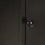 Mueble de baño hierro y madera maciza de mango 40x27x90 cm