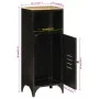 Mueble de baño hierro y madera maciza de mango 40x27x90 cm by , Bathroom furniture - Ref: Foro24-358563, Price: 114,43 €, Dis...