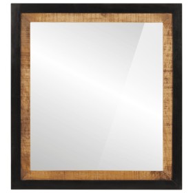 Espejo de baño madera maciza de mango y vidrio 55x1x60 cm by , Bathroom furniture - Ref: Foro24-358575, Price: 55,44 €, Disco...