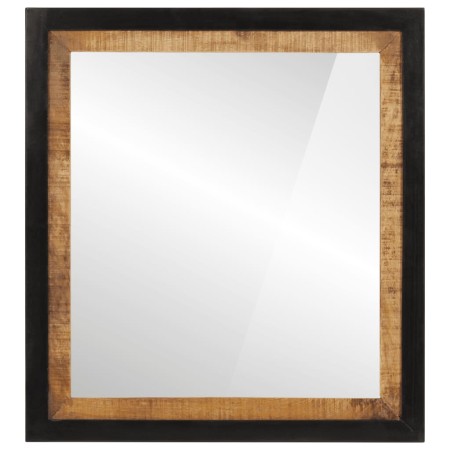 Massiver Mangoholz- und Glas-Badezimmerspiegel 55x1x60 cm. von , Badezimmermöbel - Ref: Foro24-358575, Preis: 55,44 €, Rabatt: %