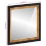 Massiver Mangoholz- und Glas-Badezimmerspiegel 55x1x60 cm. von , Badezimmermöbel - Ref: Foro24-358575, Preis: 55,44 €, Rabatt: %