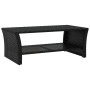 Black coffee table 100x50x40 cm synthetic rattan by , Coffee table - Ref: Foro24-319390, Price: 85,90 €, Discount: %
