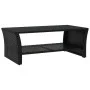 Black coffee table 100x50x40 cm synthetic rattan by , Coffee table - Ref: Foro24-319390, Price: 86,21 €, Discount: %